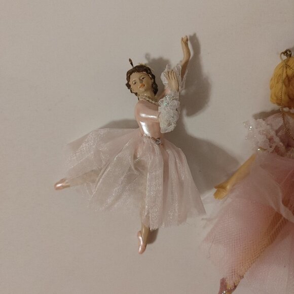 Lovely KURT ADLER Ballerina Ornament Lot of 3 - Picture 7 of 8